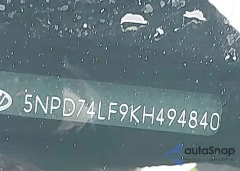 2019 Hyundai Elantra Se z USA, uszkodzony, nr VIN 5NPD74LF9KH494840